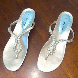 Gianni Bini Studded Flip Flops